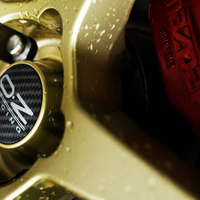 Silver/Chrome 1993 Mazda RX-7 on Gold OZ Racing Crono HT