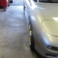 Silver/Chrome 1993 Mazda RX-7 on Gold OZ Racing Crono HT
