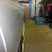 Silver/Chrome 1993 Mazda RX-7 on Gold OZ Racing Crono HT