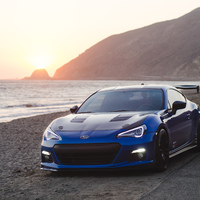 Blue 2015 Subaru BRZ on Black AVID.1 AV-20