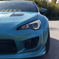 Teal 2013 Subaru BRZ on White SSR Executor EX02