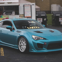 Teal 2013 Subaru BRZ on White SSR Executor EX02
