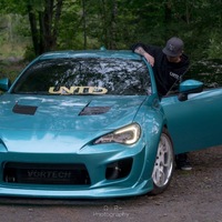 Teal 2013 Subaru BRZ on White SSR Executor EX02