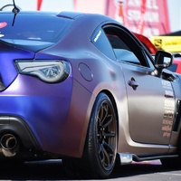 Purple 2013 Scion FR-S on Bronze Volk Racing ZE40