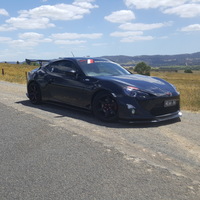 Black 2013 Toyota GT86 on Black PDW Replay