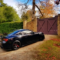 Black 2013 Toyota GT86 on Black PDW Replay