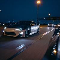 White 2013 Scion FR-S on Black Enkei RPF1