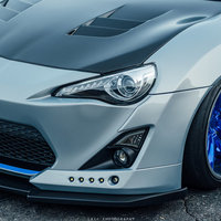 Silver/Chrome 2013 Scion FR-S on Blue Avant Garde F231