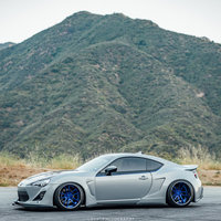 Silver/Chrome 2013 Scion FR-S on Blue Avant Garde F231