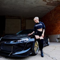 Black 2013 Subaru BRZ on Gold Volk Racing GT-V