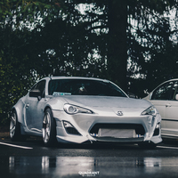 Silver/Chrome 2013 Scion FR-S on Silver/Chrome Rotiform TMB