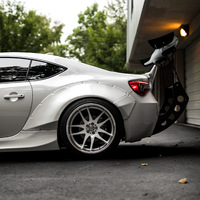 White 2017 Subaru BRZ on White Work Emotion CR-KAI