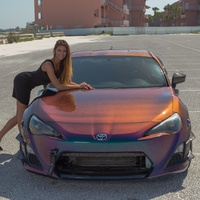 Purple 2013 Scion FR-S on White Work Emotion CR-KAI